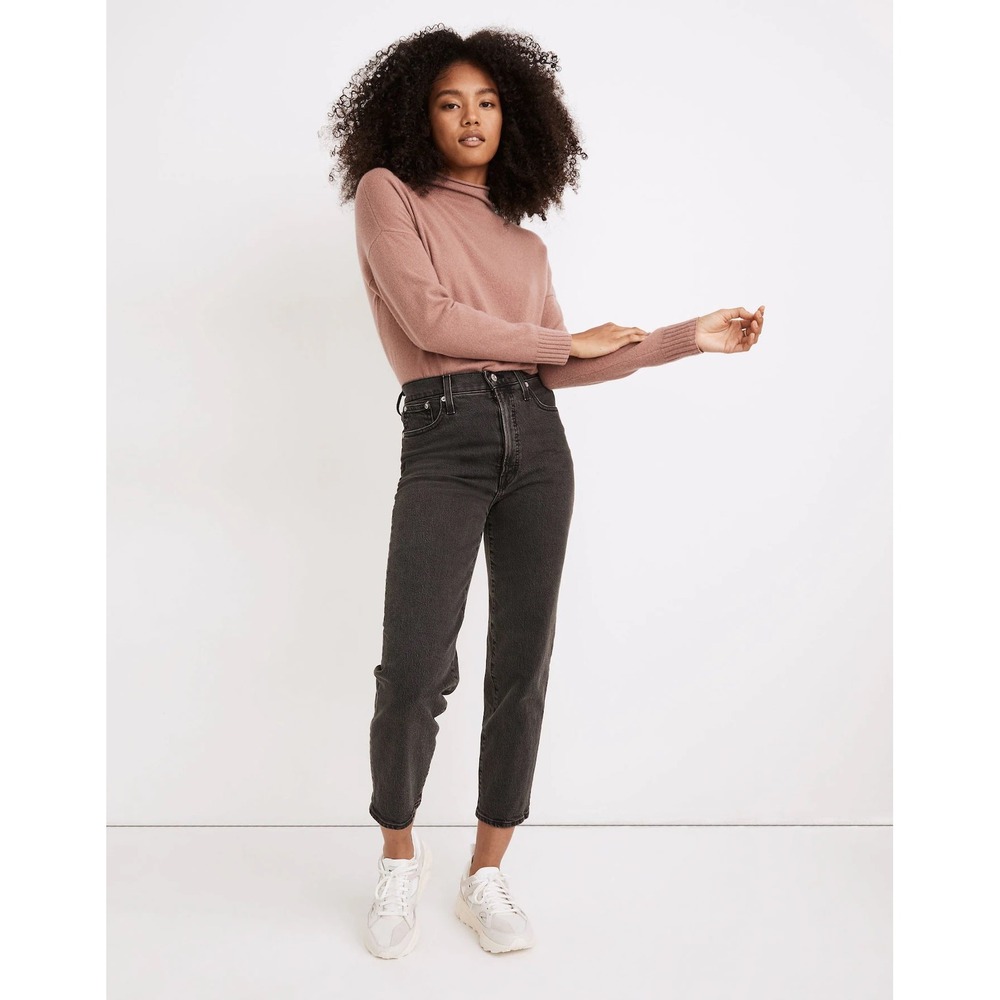 Madewell The Perfect Vintage Crop Jeans Womens 25 Lunar Wash Straight Western